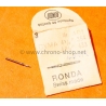 CYMA Ronda watch part stem ref 401 technical datas 4 1/4" 354, 433, 434K