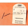 Ronda 611 AV 7"3/4 39,390 SWISS MADE vintage watch part lot 2 x stems Ronda swiss made