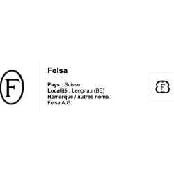 FELSA Original vintage watch part 1 x winding ssteel stem ref 4020 7 3/4 Refs 51.010.21 LG 1400 swiss made