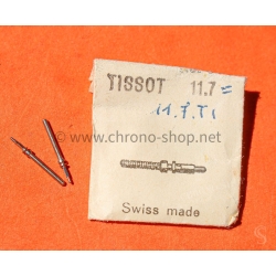 TISSOT 514 Original pièces horlogeries vintage tiges de remontoir acier 514, 11,7" swiss made