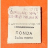 Cupillard 1776 by Ronda  18 1/2 ref 23-08 SWISS MADE 2 x winding stems steel olds parts vintages watches