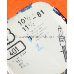 FHF 401 ref 10 1/2 -81  SWISS MADE vintage winding stem steel swiss made calibres 81-2,811,811-2