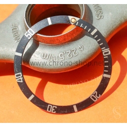 ROLEX 1680 VINTAGE BEZEL INSERT FAT FONT MK III MONTRES ANCIENNES SUBMARINER 5513,5512,5514 SEA-DWELLER 1665,5508,6538