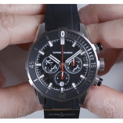 Ulysse Nardin Chronograph Diver Titanium 44mm 1503-170-3/92 Titanium watch case Mid Case for sale