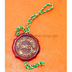 Rolex Rare 80-90's Chronometer Red Hang Seal Tag CERTIFIED OFFICIAL CHRONOMETER Goodies, watch accessories collectibles