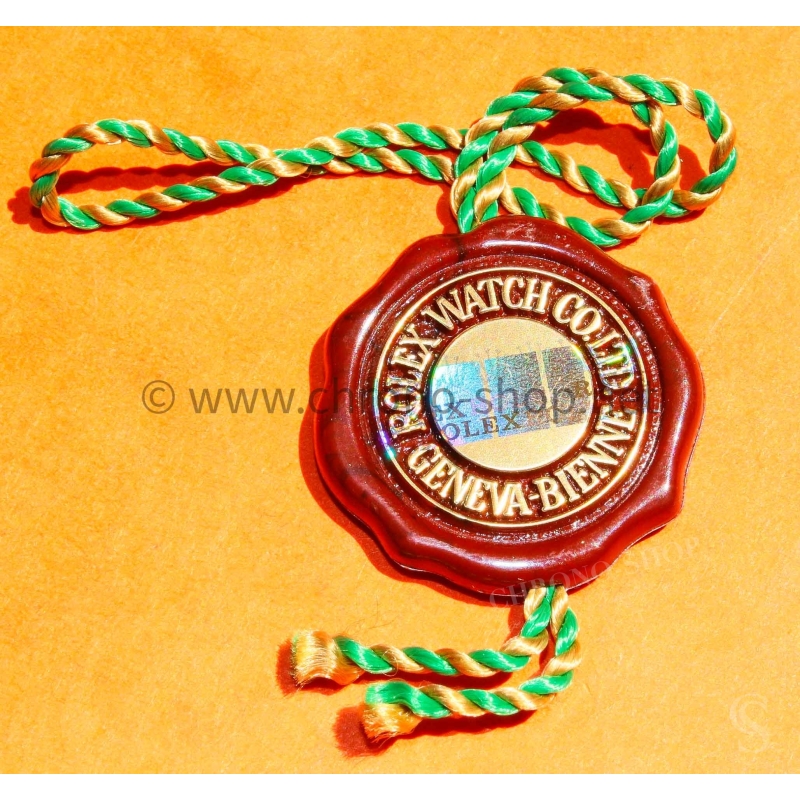 Rolex Rare 80-90's Chronometer Red Hang Seal Tag CERTIFIED OFFICIAL CHRONOMETER Goodies, watch accessories collectibles Rolex Rare 80-90's Chronometer Red Hang Seal Tag CERTIFIED OFFICIAL CHRONOMETER Goodies, watch accessories collectibles