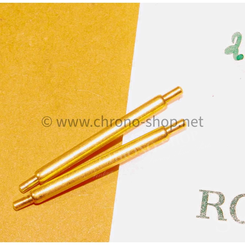 Rolex Original yellow gold 20mm Submariner 1680/8,16808,16618 18K Gold Spring Bar 23-9294 Price for set Rolex Original yellow gold 20mm Submariner 1680/8,16808,16618 18K Gold Spring Bar 23-9294 Price for set