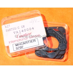 Cartier watch part lot of 4 x gaskets caseback black color New Authentic Cartier Santos Galbé VA140004 627