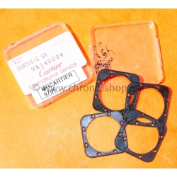 Cartier watch part lot of 4 x gaskets caseback black color New Authentic Cartier Santos Galbé VA140004 627
