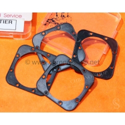 Cartier watch part lot of 4 x gaskets caseback black color New Authentic Cartier Santos Galbé VA140004 627