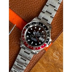Rolex GMT Master Coke watch Faded Pink Black color S/S 16700, 16710, 16760 Bezel 24H Insert Part FAT FONT