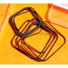 Cartier watch part lot of gaskets black color New Authentic Cartier Santos Tank Française quartz VC140069 627 99027