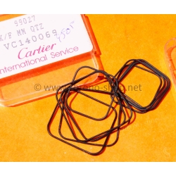 Cartier watch part lot of gaskets black color New Authentic Cartier Santos Tank Française quartz VC140069 627 99027