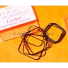 Cartier watch part lot of gaskets black color New Authentic Cartier Santos Tank Française quartz VC140069 627 99027
