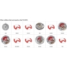 Cartier cal 77, 76 Original Automatic Movement ETA 2671 25 rubis Santos ladies watches