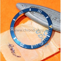 TUDOR SUBMARINER 75090,75190 INSERT DE LUNETTE BLEU PATINE MONTRES SUBMARINER TAILLE MEDIUM