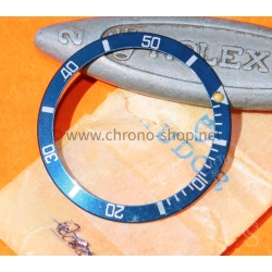 TUDOR SUBMARINER 75090,75190 INSERT DE LUNETTE BLEU PATINE MONTRES SUBMARINER TAILLE MEDIUM
