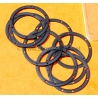 Cartier Santos Ronde LM 1911 watch part lot of gaskets black color casebacks ref VA140008 627 New Genuine