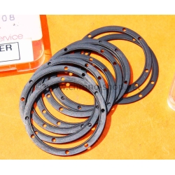 Cartier Santos Ronde LM 1911 watch part lot of gaskets black color casebacks ref VA140008 627 New Genuine