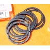 Cartier Santos Ronde LM 1911 watch part lot of gaskets black color casebacks ref VA140008 627 New Genuine