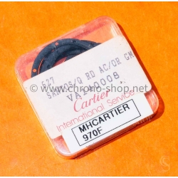 Cartier Santos Ronde LM 1911 watch part lot of gaskets black color casebacks ref VA140008 627 New Genuine