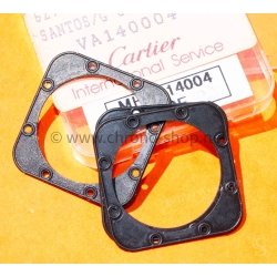 Cartier VA140004 watch part lot of 3 x gaskets caseback black color New Authentic Cartier Santos Galbé VA140004 627