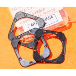 Cartier VA140004 watch part lot of 3 x gaskets caseback black color New Authentic Cartier Santos Galbé VA140004 627