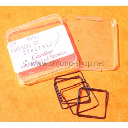 Cartier 37837912 watch part lot of bezel gaskets black color New Authentic Cartier Panthère GM 37827912