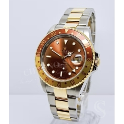 Rolex Tiger Eye Dial GMT Master II 16713, 16178 Bronze Root beer Watch Tritium T25 dial Singer