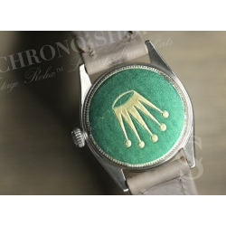 Rolex 60's BIG LOGO watch caseback Ø25mm Green Sticker Submariner, GMT, Explorer, Daytona 6263, 5512, 5513, 1680, 6542, 6241