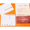 Cartier Vintage Santos Ronde hands Genuine New Cartier lot Hand Set Parts 51782 386