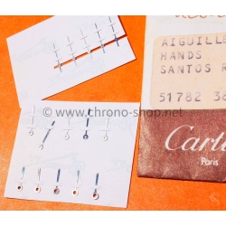 Cartier Santos Ronde pièces Original vintage lot aiguilles ref 51782386 montres Cartier Santos