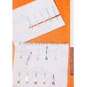 Cartier Vintage Santos Ronde hands Genuine New Cartier lot Hand Set Parts 51782 386