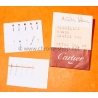 Cartier Santos Ronde pièces Authentiques vintages lot aiguilles bleues ref 51782386 montres Cartier Santos
