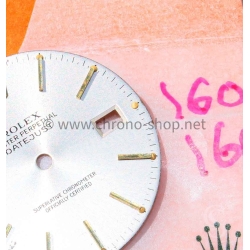 ROLEX CADRAN TRITIUM DATEJUST ARGENT ET OR MONTRES VINTAGE DATEJUST 16000,16030,16014 cal 3035,3135