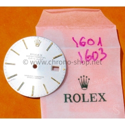 ROLEX CADRAN TRITIUM DATEJUST ARGENT ET OR MONTRES VINTAGE DATEJUST 16000,16030,16014 cal 3035,3135