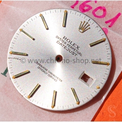 ROLEX CADRAN TRITIUM DATEJUST ARGENT ET OR MONTRES VINTAGE DATEJUST 16000,16030,16014 cal 3035,3135