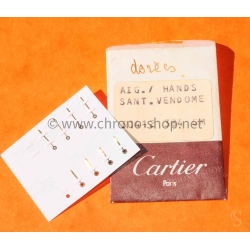 Cartier Vintage Santos Vendome hands Genuine New Cartier lot Yellow gold Hand Set Parts 30412 384
