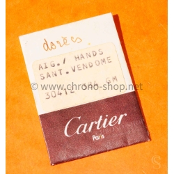 Cartier Vintage Santos Vendome hands Genuine New Cartier lot Yellow gold Hand Set Parts 30412 384