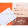 Cartier Vintage Santos Vendome hands Genuine New Cartier lot Yellow gold Hand Set Parts 30412 384