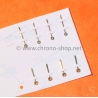 Cartier Vintage Santos Vendome hands Genuine New Cartier lot Yellow gold Hand Set Parts 30412 384