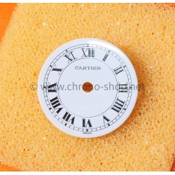 Cartier Vintage Santos Ronde White black romans numeral watch dial part Genuine ref 20370312 620