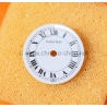 Cartier Vintage Santos Ronde White black romans numeral watch dial part Genuine ref 20370312 620