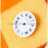Cartier Vintage Santos Ronde White black romans numeral watch dial part Genuine ref 20370312 620