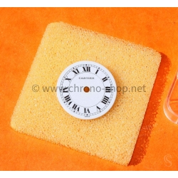 Cartier Santos Ronde Cadran blanc 17mm authentique montres vintages Cartier ref 20370312
