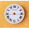 Cartier Vintage Santos Ronde White black romans numeral watch dial part Genuine ref 20370312 620