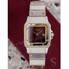 Cartier Vintage Santos Carré hands Genuine New Cartier lot Yellow gold Hand Set Parts 61683 384 PM
