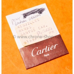Cartier Santos Carré pièces Originales vintage lot aiguilles or jaune ref 61683 384 PM montres Cartier Santos