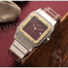 Cartier Santos Carré pièces Originales vintage lot aiguilles or jaune ref 61683 384 PM montres Cartier Santos
