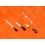 ?RARE SET AIGUILLES ROLEX EXPLORER 2 STEVE MCQUEEN FRECCIONE REF 1655 ORANGE 24H LUMINOVA NEUF DE STOCK?